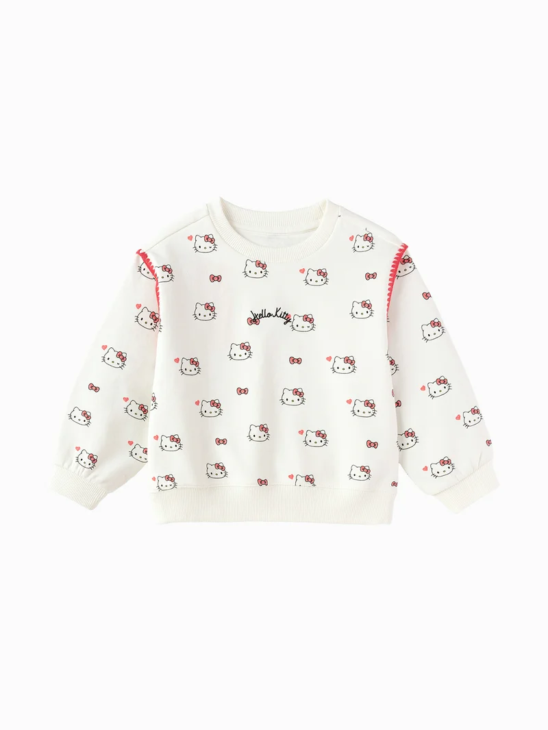 Toddler Girls Round neck sweatshirt